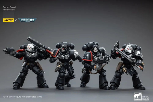 Фигурки Warhammer 40K Joy Toy Raven Guard Intercessors 4 шт. / набор ...