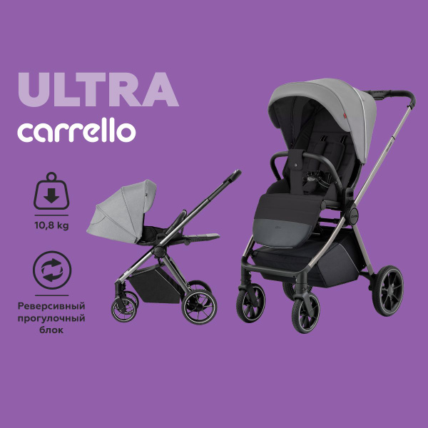Прогулочная коляска Carrello Ultra CRL-5525,с реверсивным блоком ...
