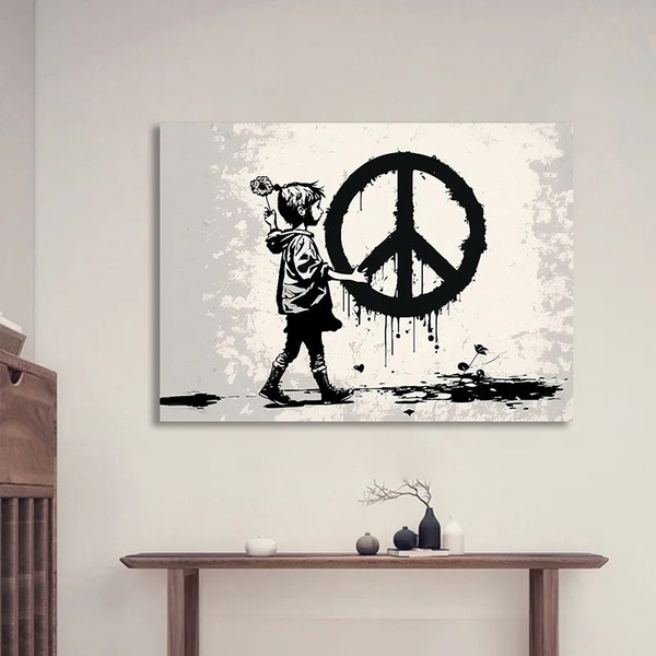 Бэнкси постер, картина Banksy, 60х80 см. - купить по низкой цене в ...