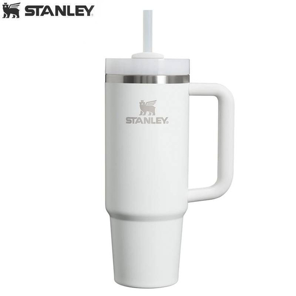Термокружка Stanley Quencher H2.0 с трубочкой 1,18L белая - купить с ...