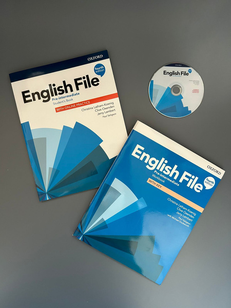 English File Pre-Intermediate Учебник + Рабочая Тетрадь + CD - купить с ...