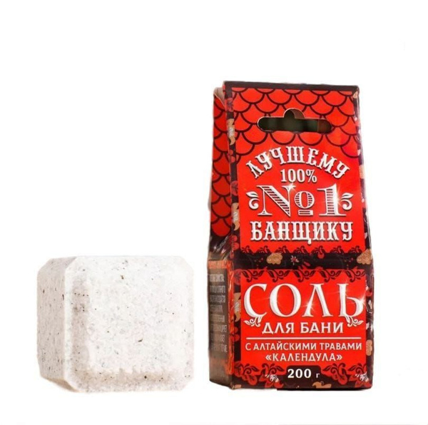 Соляной брикет для бани и сауны "Лучшему банщику" 200 гр - купить по ...