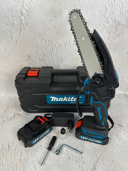 Пила аккумуляторная цепная Makita садовая 200 мм 18V мини сучкорез ...