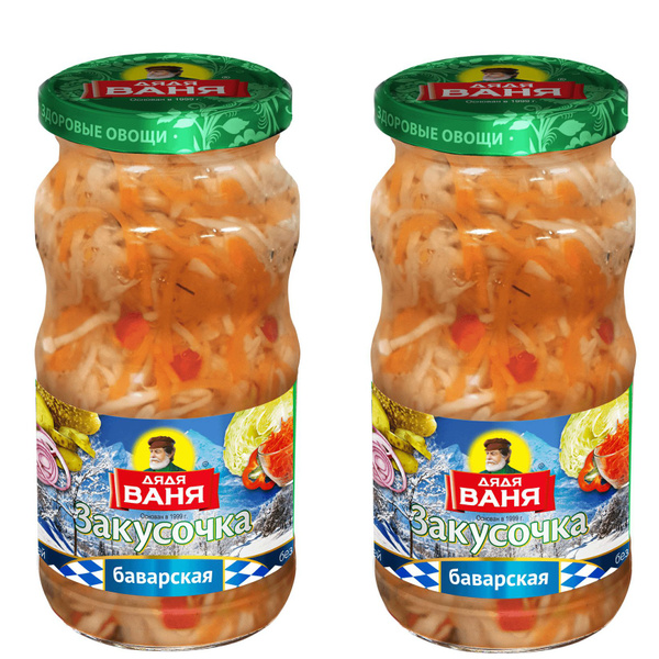 Дядя Ваня Закуска овощная, Баварская, 460 гр, 2 уп. купить на OZON по ...