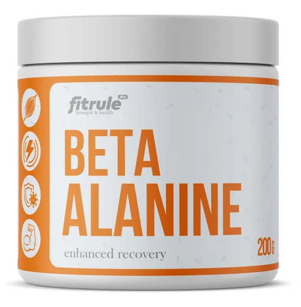 Бета-аланин FitRule Beta Alanine, порошок, 200г, Апельсин ...