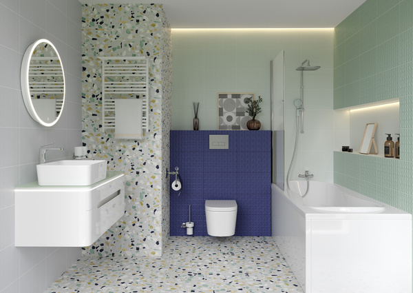 Керамогранит Unitile Life Конфети серый 40x40 см купить на OZON по ...