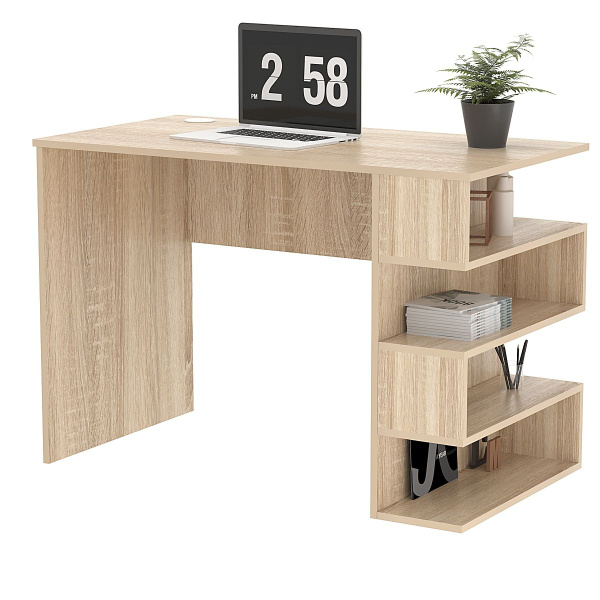 Компьютерный стол ТОБ Стол письменный со стеллажом СПС-03-Л ...