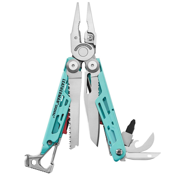 Мультитул Leatherman Signal Aqua/Silver - купить с доставкой по ...