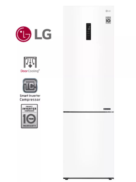 Холодильник LG GA-B509CQSL, белый - купить по доступной цене в интернет ...