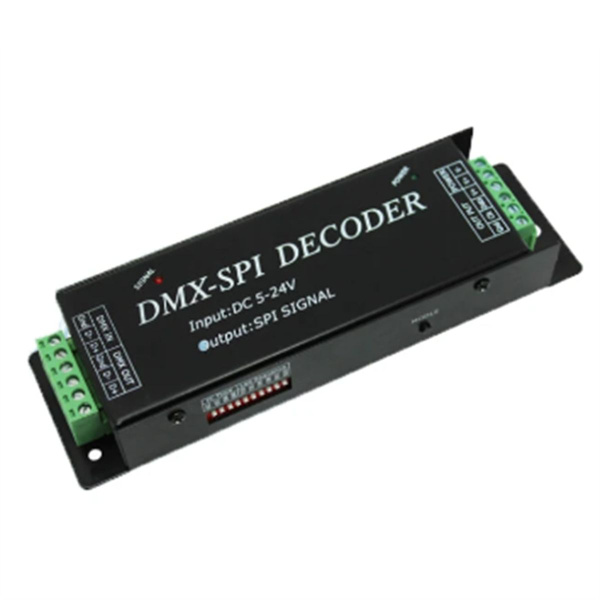 Контроллер светодиодов DMX200 SPI для светодиодной ленты 2811 DC5V 12 ...