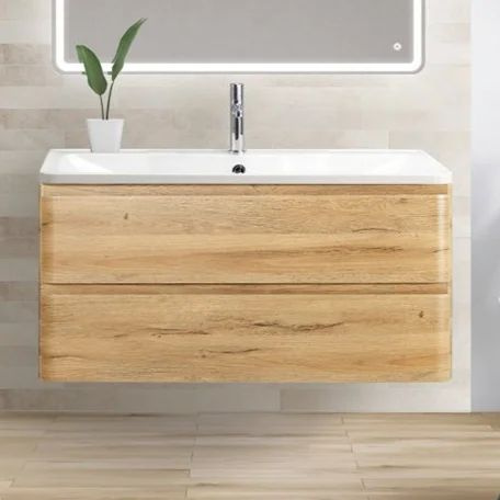 BelBagno Тумба с раковиной, BelBagno Albano 100 подвесная, rovere ...