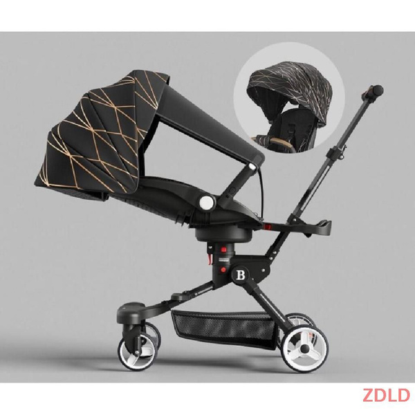 Коляска-трансформер/Двусторонний режим, легко регулируемый, долговечный ...