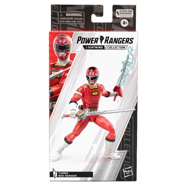 Hasbro Power Rangers Dino Fury - Action Figure Red Ranger 15cm Collezione Lightning