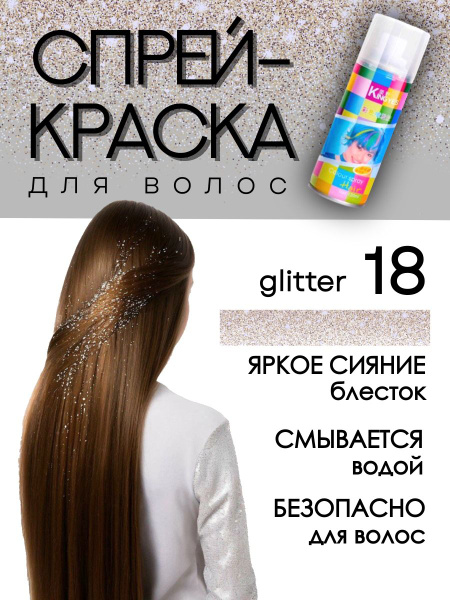 Смываемая цветная оттеночная краска-спрей для волос. - купить с ...