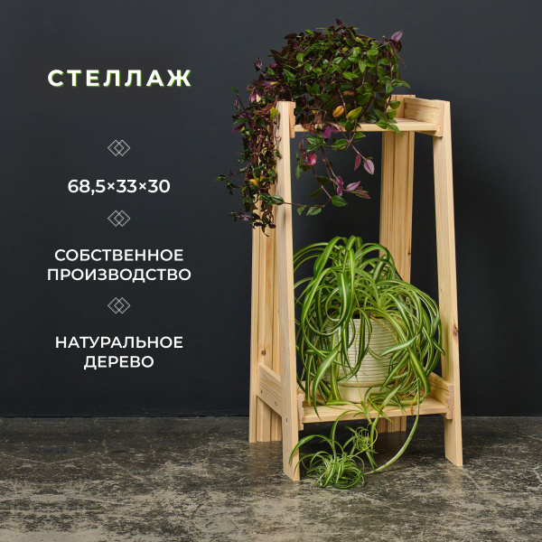 Стеллаж классика_, 33х30х68.5 см, Структура 1 купить c доставкой на ...