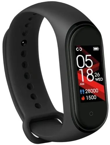 Простой фитнес-трекер (фитнес-браслет) JET SPORT FT-4PRO (черный ...