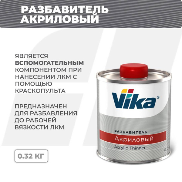 Разбавитель автоэмали Vika по низкой цене с доставкой в интернет ...