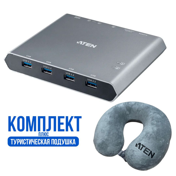 2-портовый 4K DisplayPort USB-C док KVM-переключатель ATEN US3311 в ...