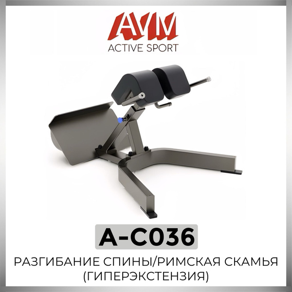 Профессиональный тренажер для зала Разгибание спины/Римская скамья ...