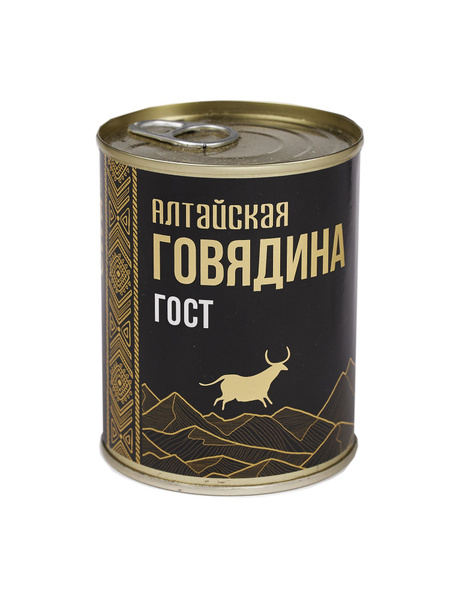 Говядина тушеная Алтайская 24 банки ГОСТ 32125-2013 купить на OZON по ...