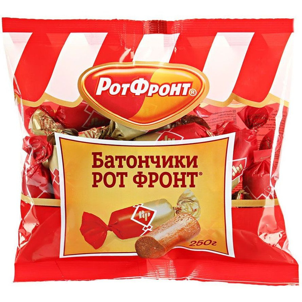 Батончики Рот Фронт 250 г купить на OZON по низкой цене (1731720894)