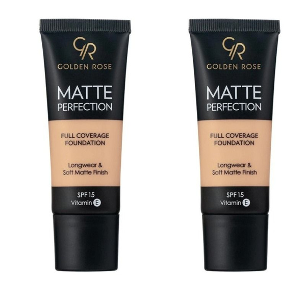 Golden Rose Тональный крем для лица, Matte Perfection Foundation,тон С4 ...