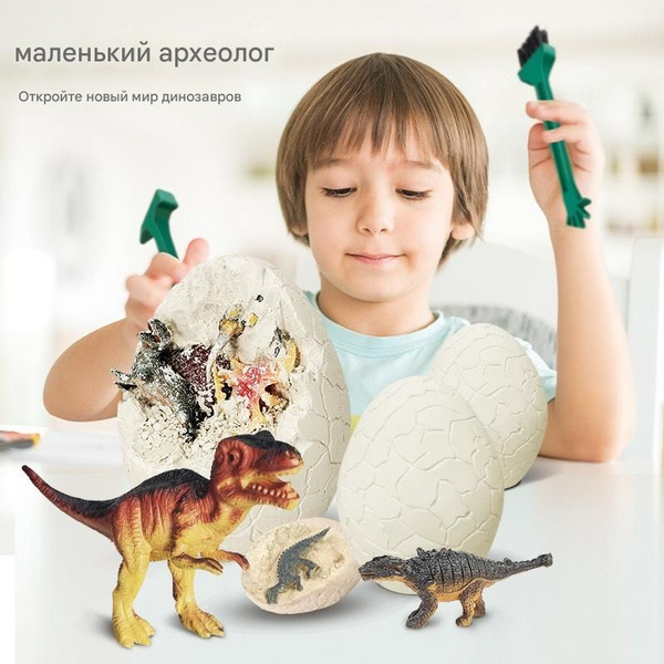 Раскопки "Яйцо динозавра" Bondibon опыты и эксперименты для детей ...