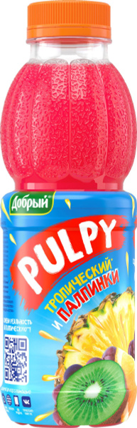 Напиток сокосодержащий ДОБРЫЙ Pulpy Тропический, 0.45л купить на OZON ...
