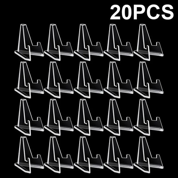 Прозрачная треугольная витрина, подставка для монет, визитных карточек ...