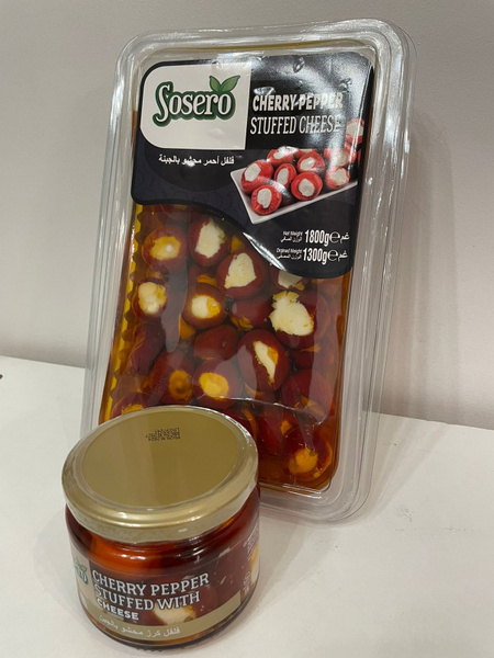 Sosero Черри перец фаршированный сыром 1800гр купить на OZON по низкой ...