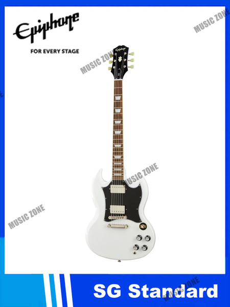 Epiphone SG Standard Электрогитара 6-струнная, Ebony/Cherry/White ...