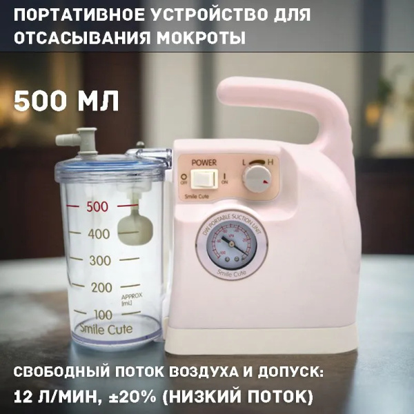 Портативное устройство для отсасывания мокроты,электрический ...