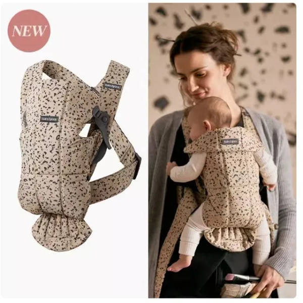 BabyBjorn Эрго-рюкзак Mini Cotton, цвет: пыльно-розовый - купить с ...