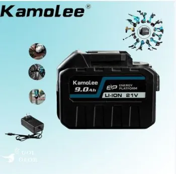 ЛитиеваябатареяKamolee21V9000mAh,сзаряднымустройством,дляMAKITAэлектроинструментов