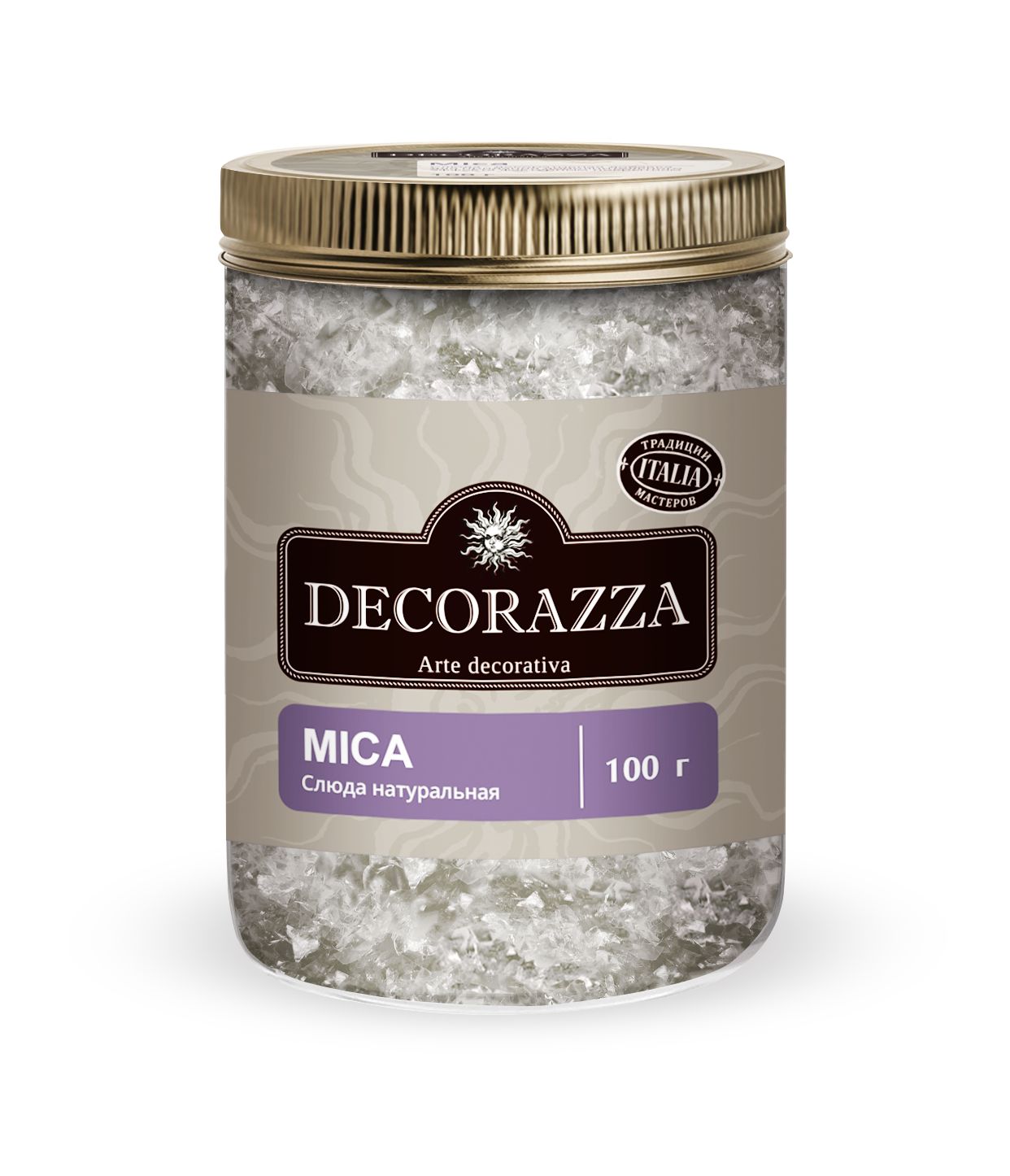 Декоративная натуральная добавка для фактурных штукатурок, Decorazza MICA 100 г