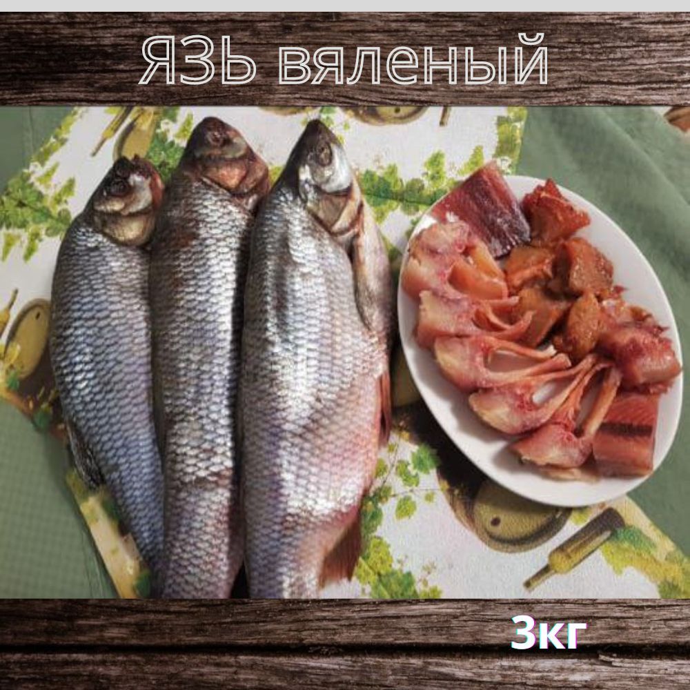 Рыба вяленая, сушеная, вяленый Язь, 3кг, рыба к пиву - купить с доставкой  по выгодным ценам в интернет-магазине OZON (1410424912)