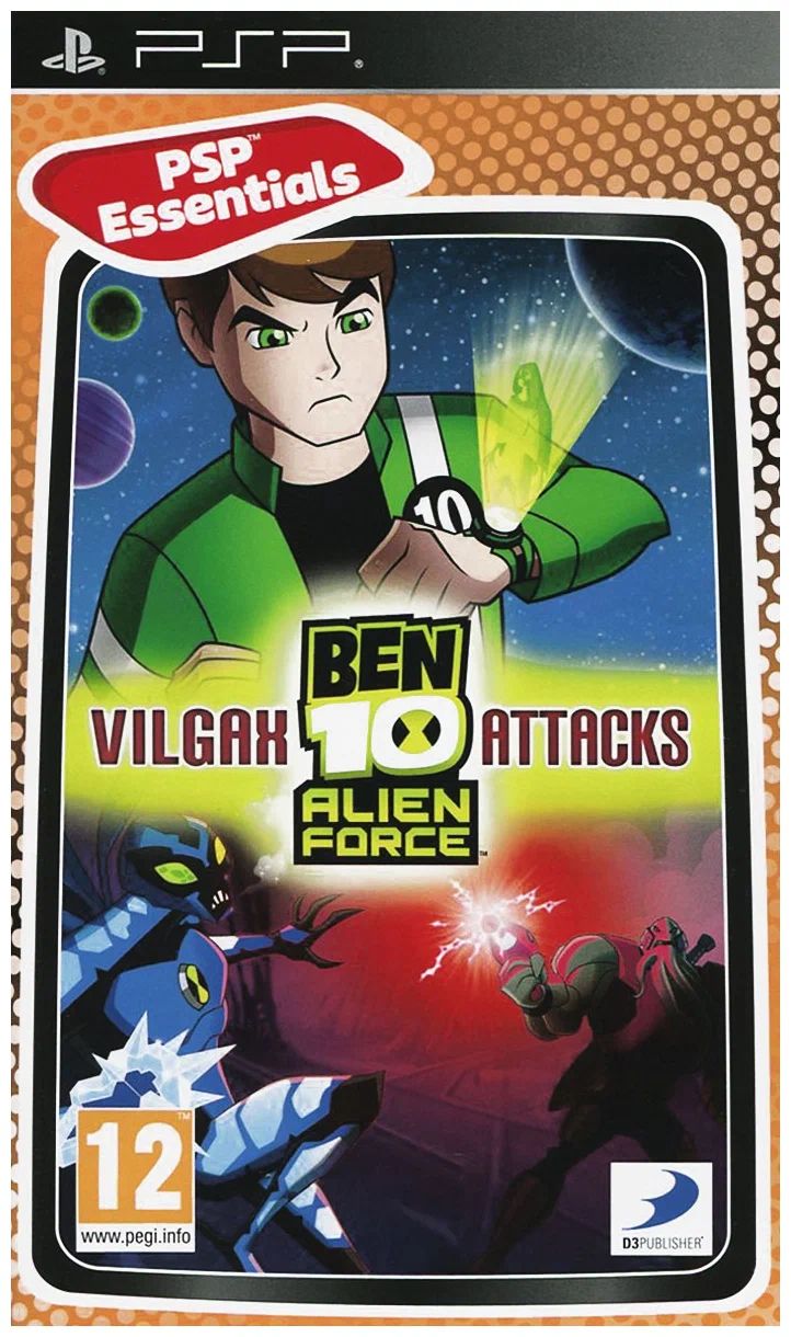 Игра Ben 10 Alien Force: Vilgax Attacks (PlayStation Portable (PSP),  Английская версия)