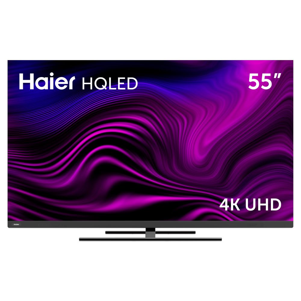 HaierТелевизор55SMARTTVAXPRO55"4KUHD,темно-серый