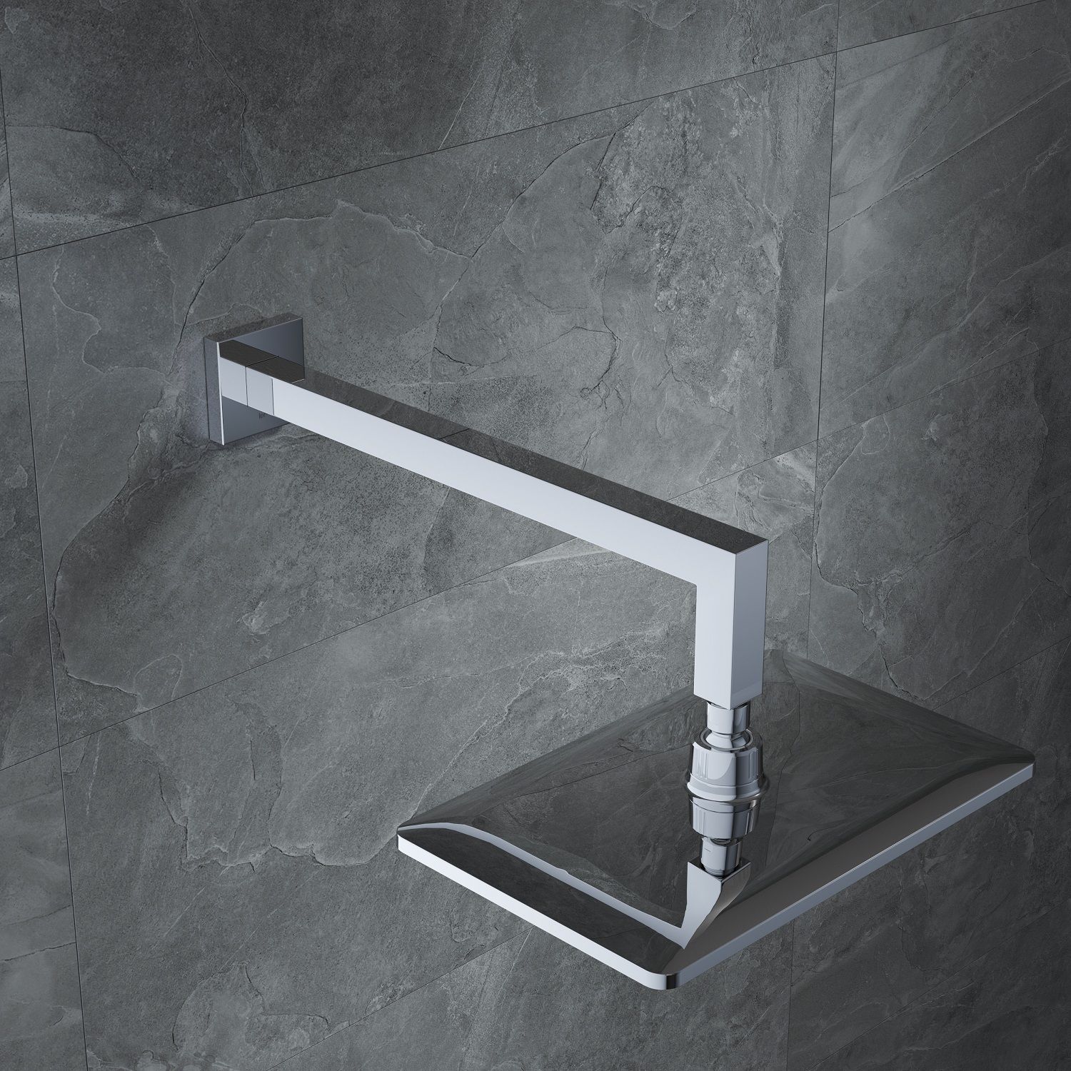 Фото товара на маркетплейсе ozon Кронштейн для верхнего душа в стену, квадратный, хром, Optima Home, IDDIS, OPH41CSi61