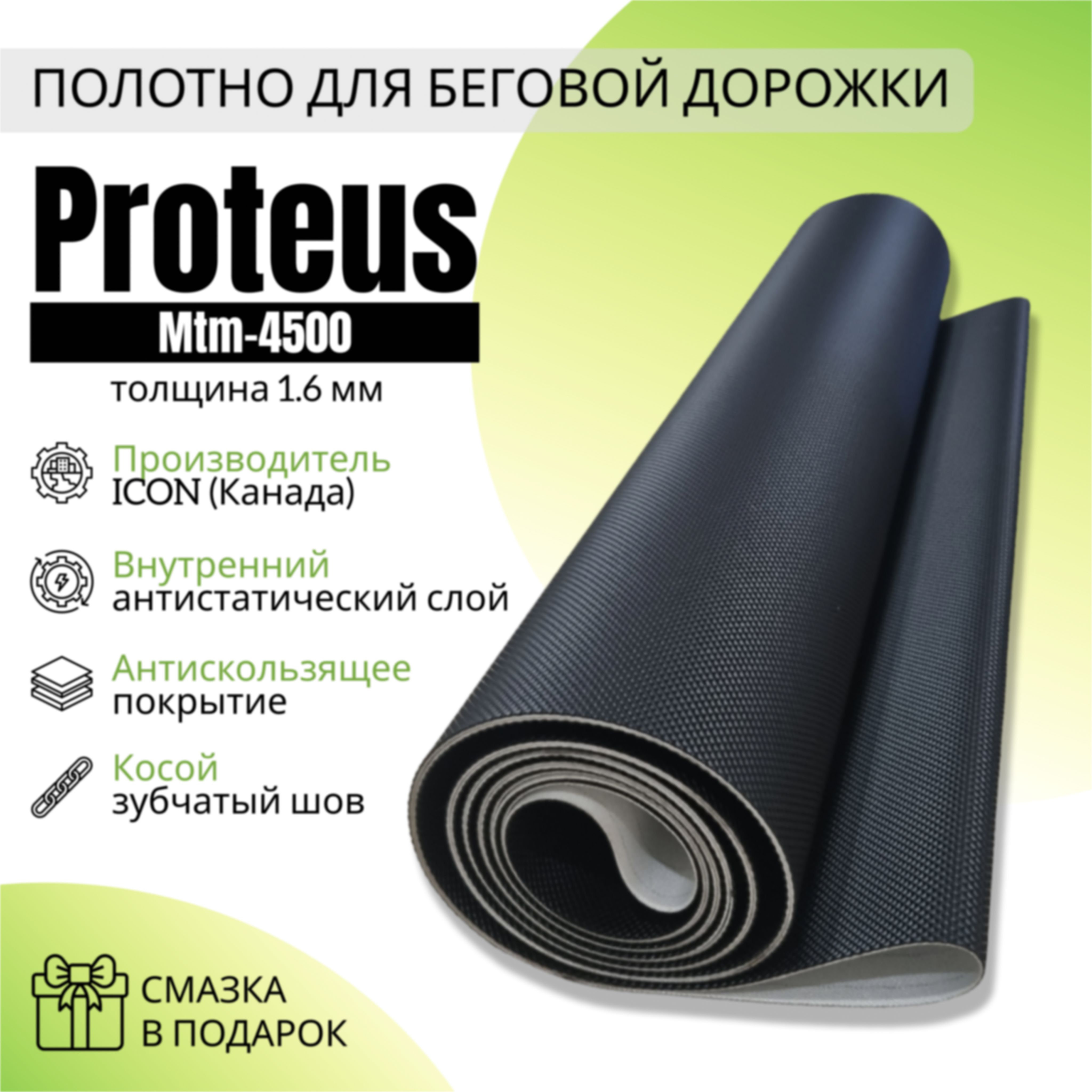 Полотно для беговой дорожки Proteus mtm-4500 купить по доступной цене с  доставкой в интернет-магазине OZON (1436720656)