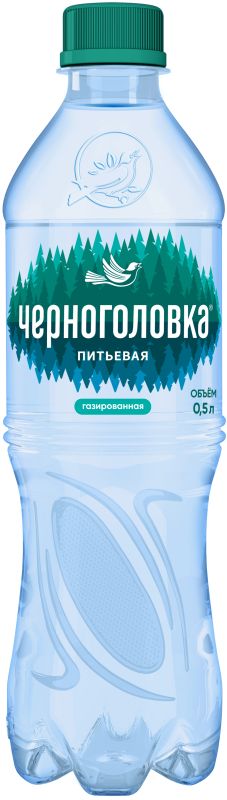 ВодапитьеваяЧерноголовскаягазированная,ПЭТ(0,5л*12шт),ВодапитьеваяЧерноголовскаягазированная,ПЭТ(0,5л*12шт)