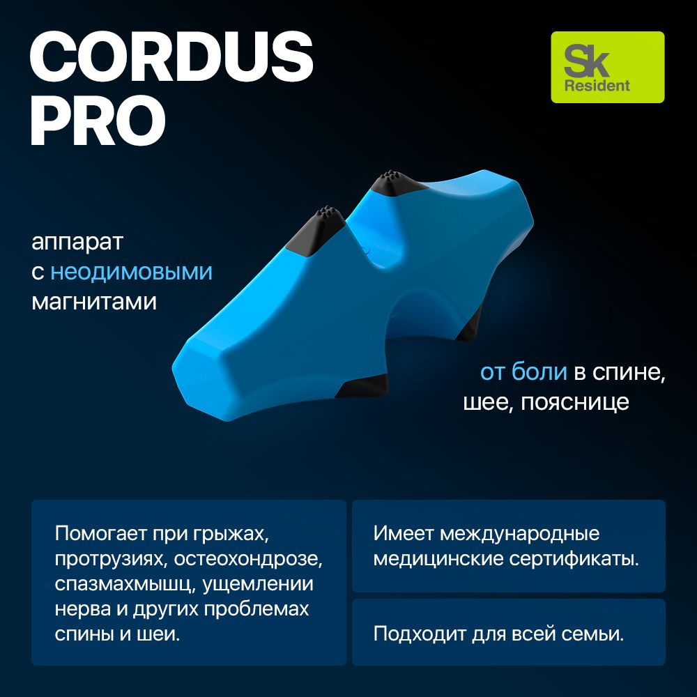 Массажёр для спины шеи и поясницы Cordus Pro