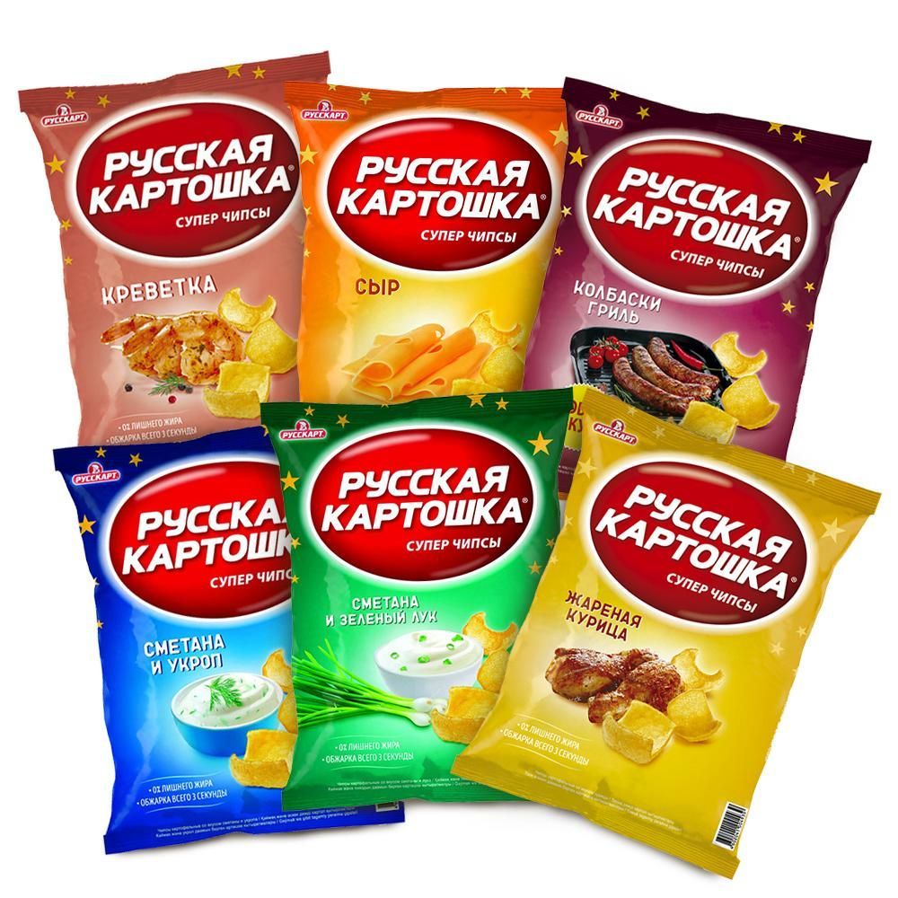 Чипсы Русская картошка – купить в интернет-магазине OZON по низкой цене