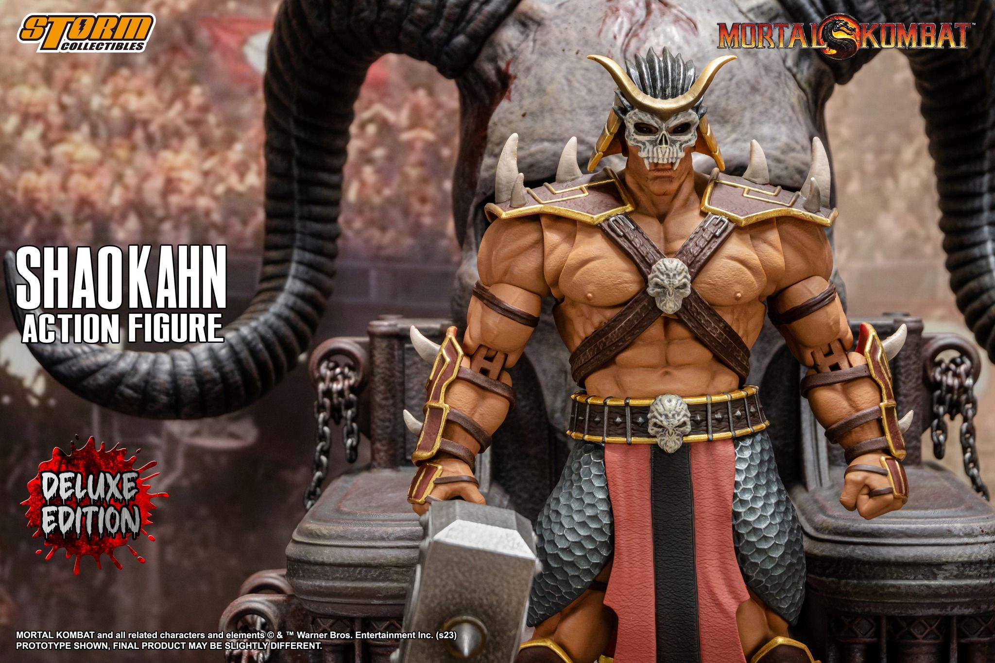 Mortal kombat shao kahn figure discount