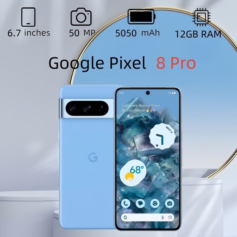 GoogleСмартфонPixel8ProUSA12/128ГБ,синий