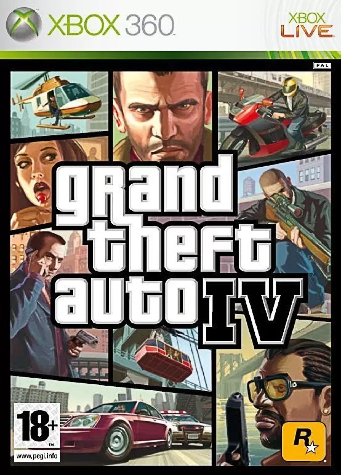 Grand Theft Auto IV GTA 4 Видеоигра на диске Xbox 360. Товар уцененный