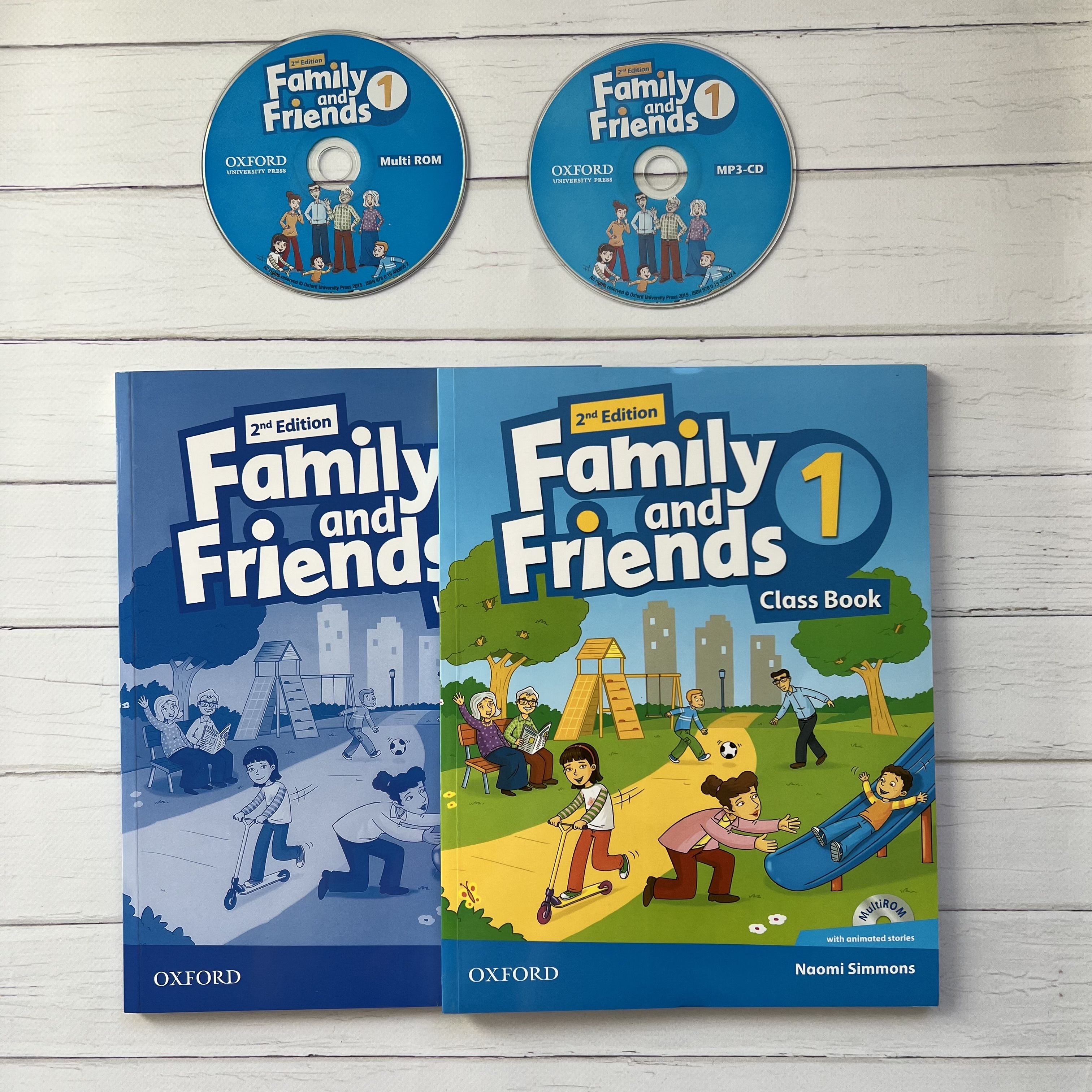 Family and Friends 1 (2nd edition) Class Book + Workbook + CD Английский  язык - купить с доставкой по выгодным ценам в интернет-магазине OZON  (1492140563)