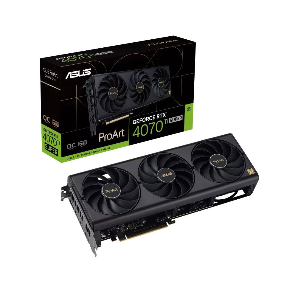 ASUS Видеокарта GeForce RTX 4070 Ti SUPER 16 ГБ (ProArt OC Edition 90YV0KJ0-M0NA00)