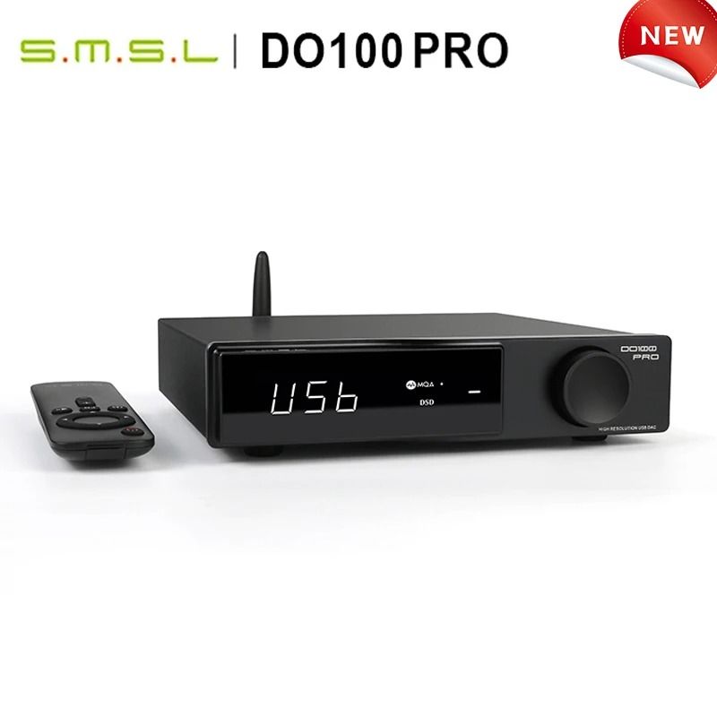 SMSLDO100ProHi-FiMQAЦАПдляPS5ДвойнойES9039Q2MДекодерBluetooth5.1DSD512OPA1612HDMI-ARCВысококачественныйцифровойЦАП