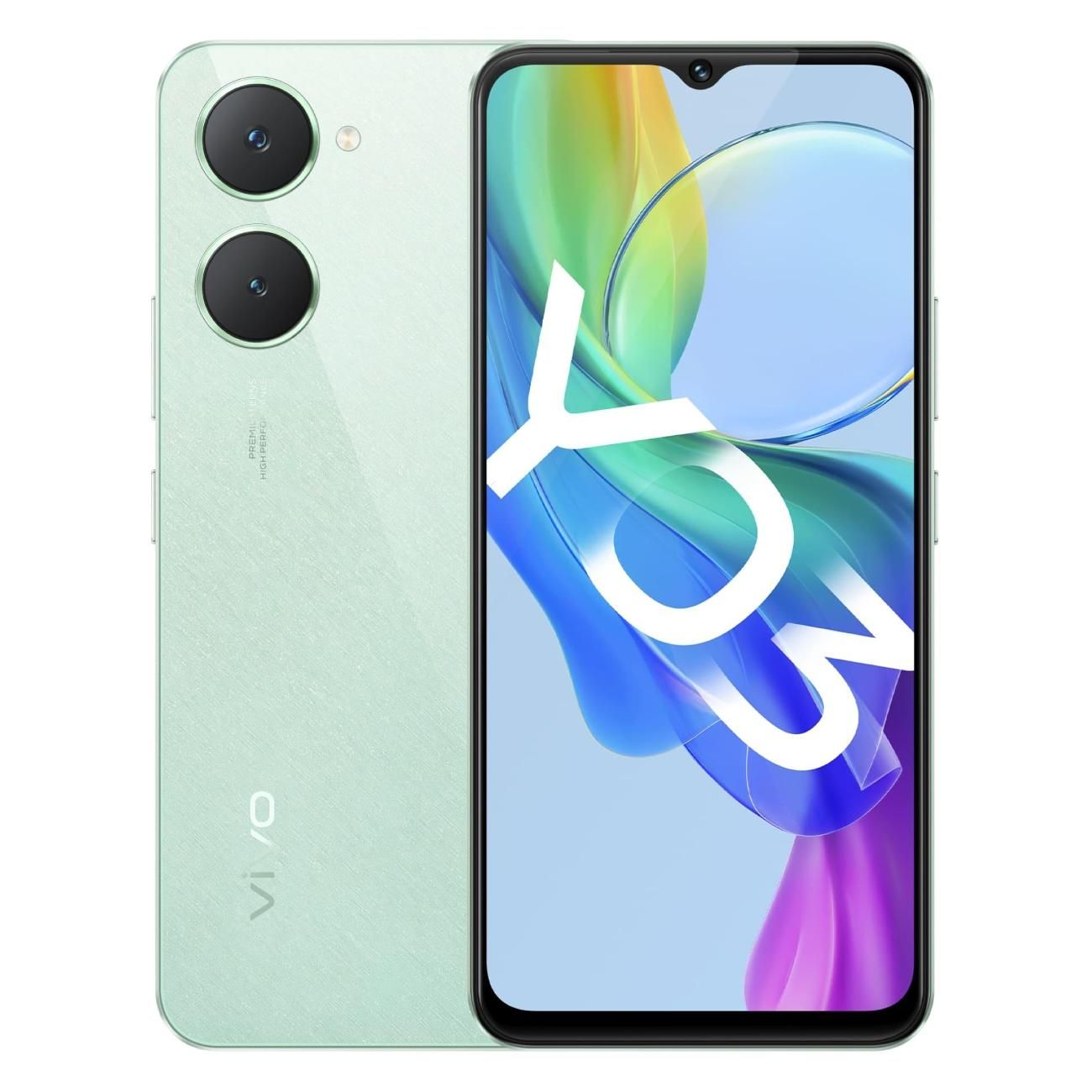 Vivo Смартфон Y03 4/128GB Мятный зелёный 4/128 ГБ, зеленый